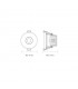 Downlight Led LUXTAR 7W 500Lm IP20 Blanco