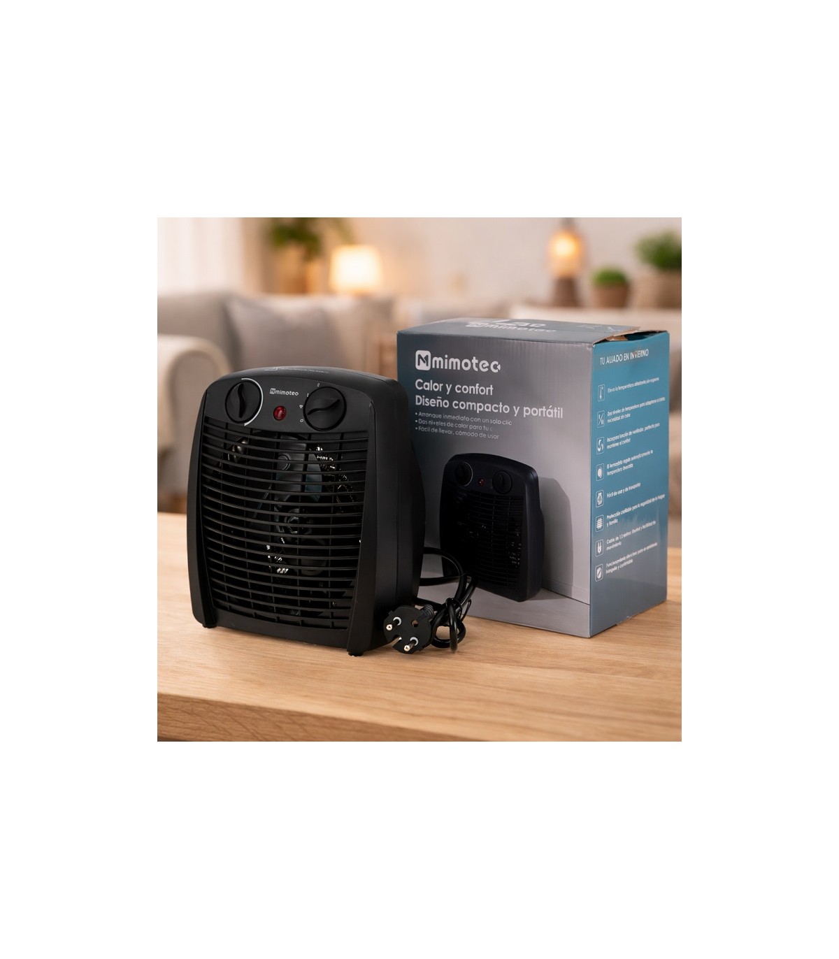 Calefactor Eléctrico BLACK COMFORT 2000W