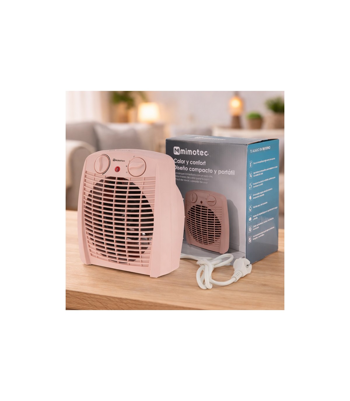 Calefactor Eléctrico PINK COMFORT 2000W