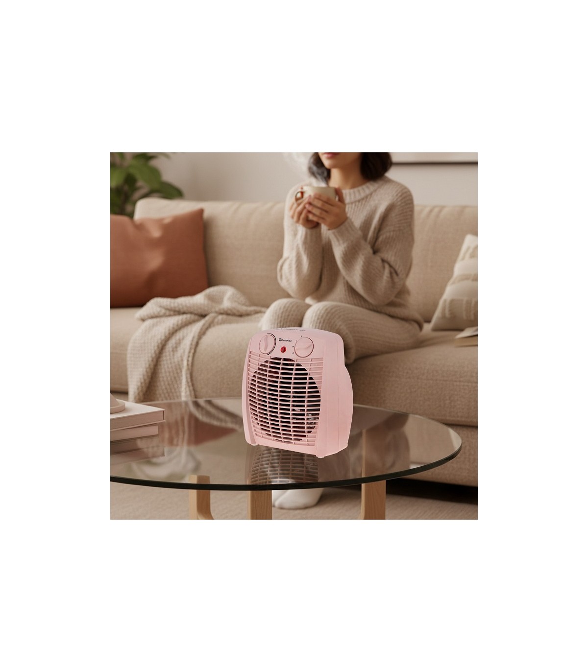 Calefactor Eléctrico PINK COMFORT 2000W