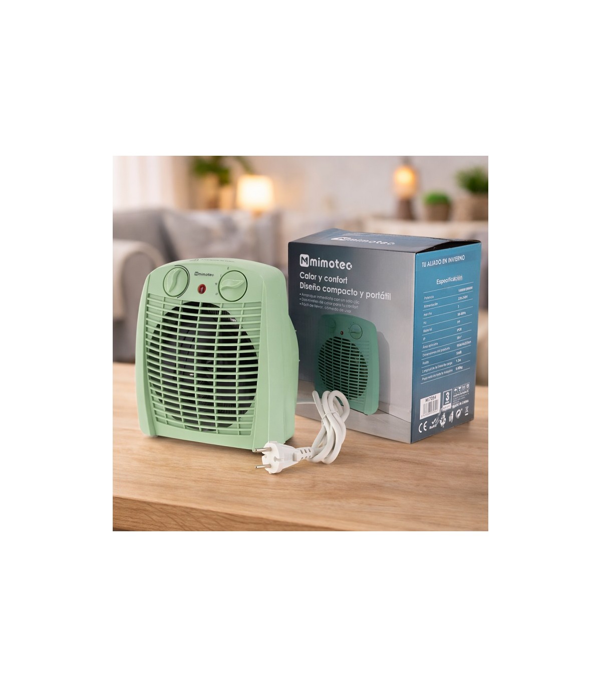 Calefactor Eléctrico GREEN BROKEN COMFORT 2000W