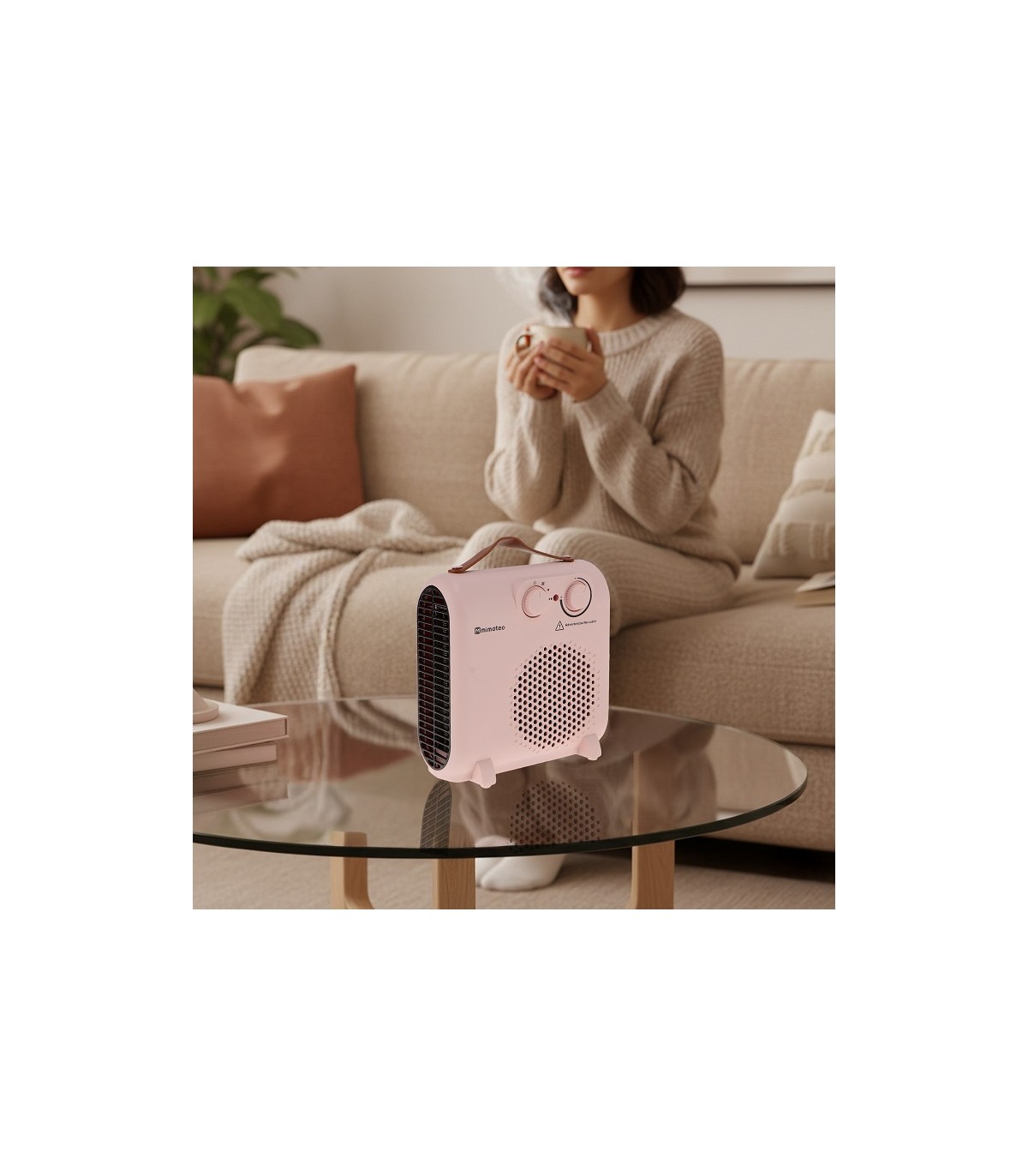 Calefactor Eléctrico PINK COMPACT  2000W