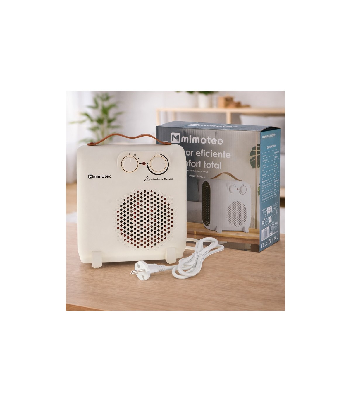 Calefactor Eléctrico WHITE BROKEN COMPACT  2000W