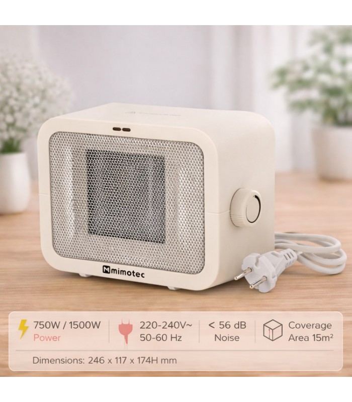 Calefactor Cerámico WHITE BROKEN SCATOLA 1500W