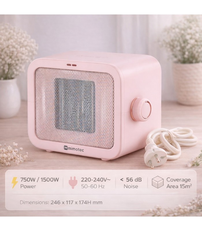 Calefactor Cerámico PINK SCATOLA 1500W