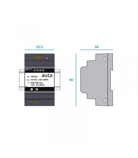 Alimentador ALV 2.5A / 220V / 24VDC AUTA