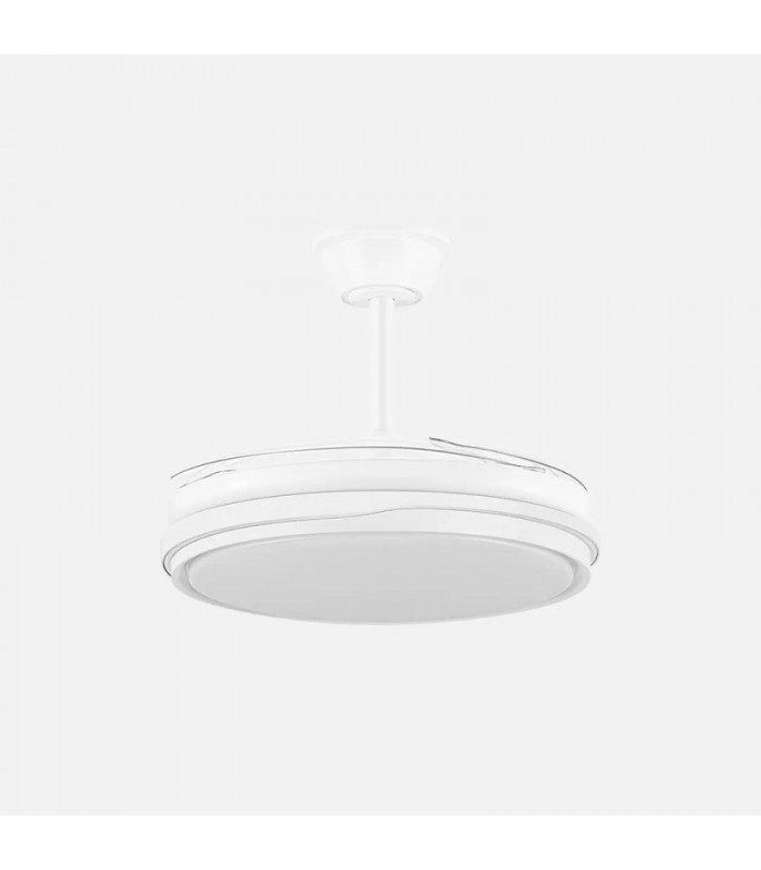 Ventilador de Techo TEMPANO Blanco DC 59W 6980Lm 4 Aspas CCT