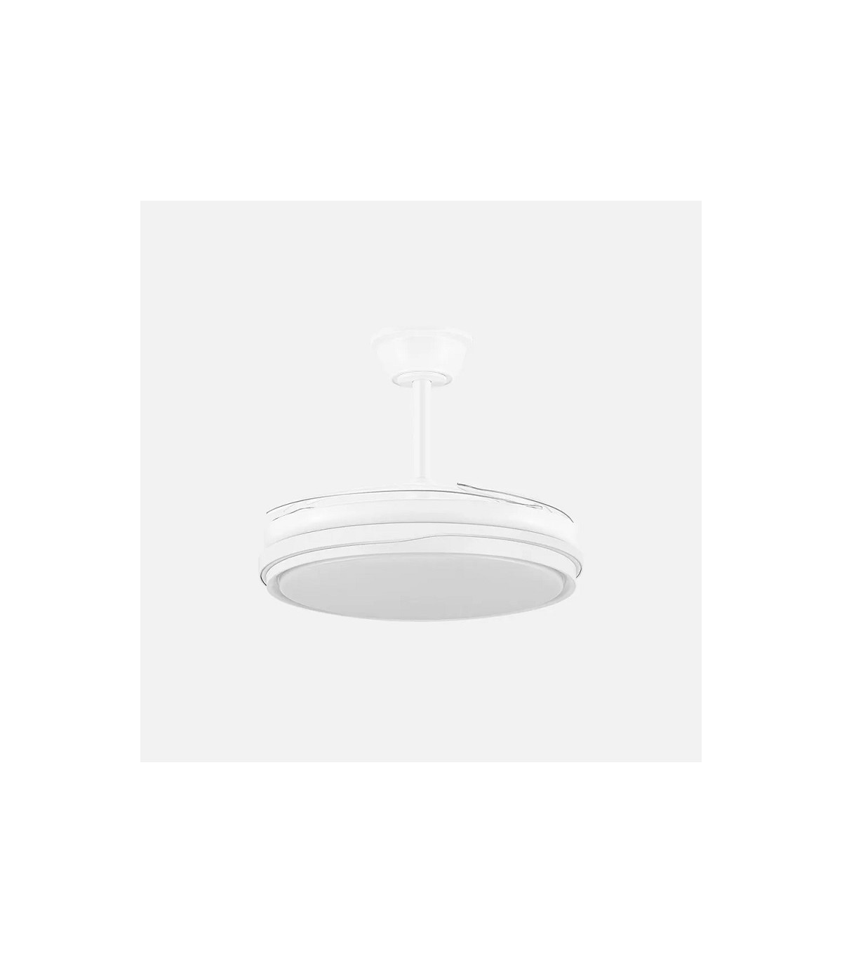 Ventilador de Techo TEMPANO Blanco DC 59W 6980Lm 4 Aspas CCT