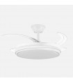 Ventilador de Techo TEMPANO Blanco DC 59W 6980Lm 4 Aspas CCT