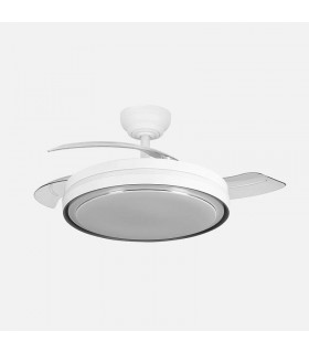 Ventilador de Techo SIUX Blanco DC 60W 6980Lm 3 Aspas CCT