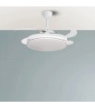 Ventilador PAPIRO DC 59W 6980Lm 4 Aspas Blanco CCT