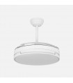 Ventilador PAPIRO DC 59W 6980Lm 4 Aspas Blanco CCT