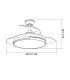Ventilador PAPIRO DC 59W 6980Lm 4 Aspas Blanco CCT