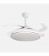 Ventilador PAPIRO DC 59W 6980Lm 4 Aspas Blanco CCT