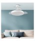 Ventilador Escorpión-XS DC 59W 6980Lm 3 Aspas Blanco CCT