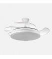 Ventilador Escorpión DC 59W 6980Lm 4 Aspas Blanco CCT