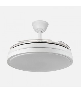 Ventilador Escorpión DC 59W 6980Lm 4 Aspas Blanco CCT
