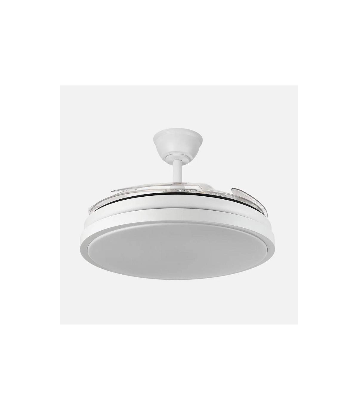 Ventilador Escorpión DC 59W 6980Lm 4 Aspas Blanco CCT