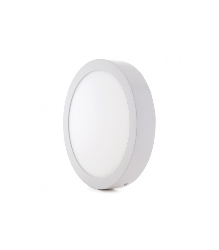 Plafón LED superficie 36W 3.373Lm 180º 400mm IP32 Redondo Blanco