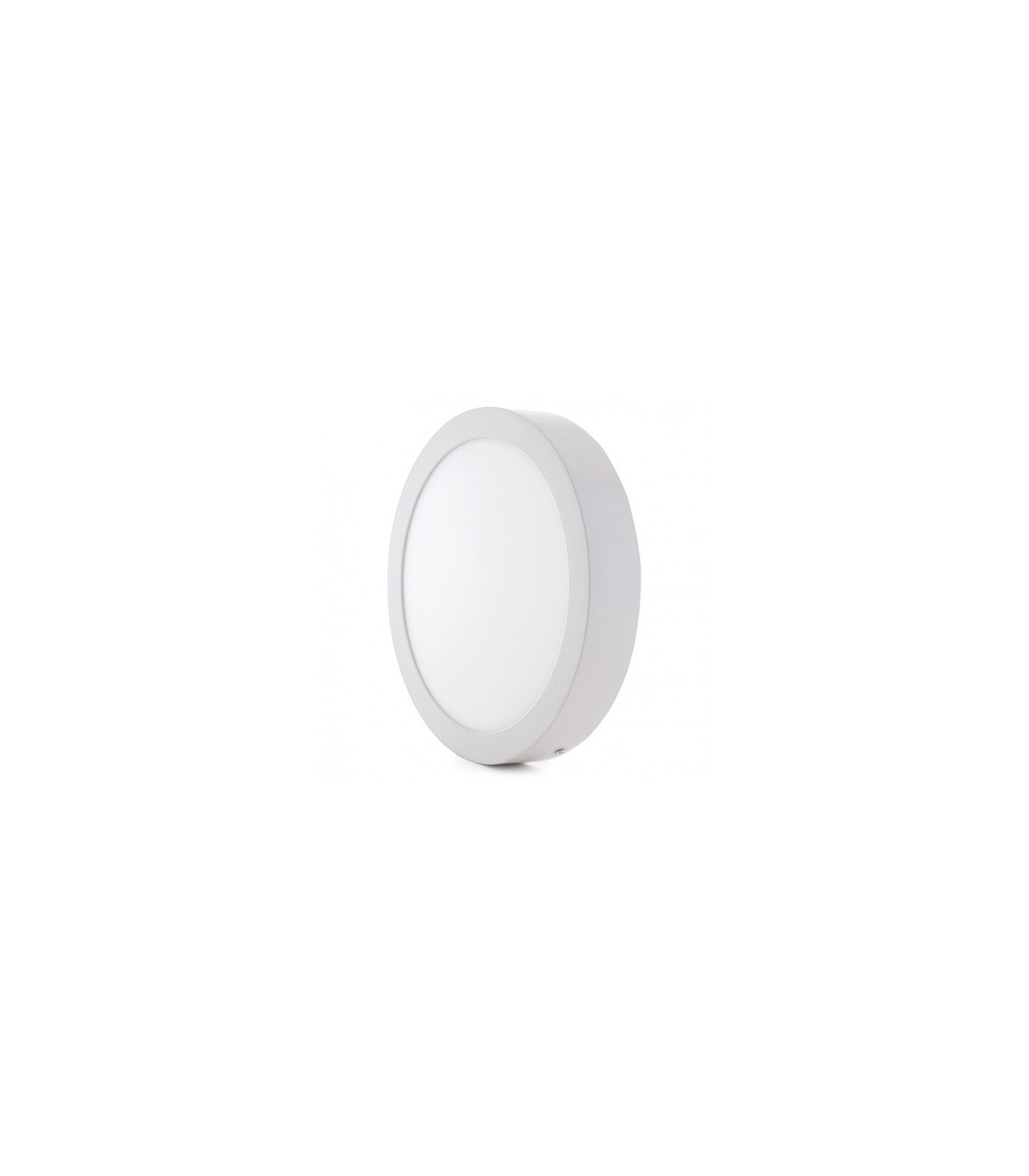 Plafón LED superficie 36W 3.373Lm 180º 400mm IP32 Redondo Blanco