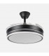 Ventilador BAYOMO-XS DC 59W 6980Lm 4 Aspas Negro CCT