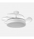 Ventilador de Techo BAYOMO-XS DC 59W 6980Lm 4 Aspas Blanco CCT