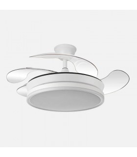 Ventilador de Techo BAYOMO-XS DC 59W 6980Lm 4 Aspas Blanco CCT