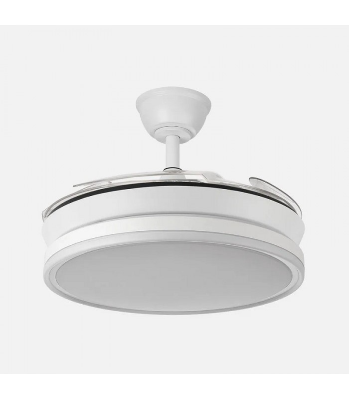 Ventilador de Techo BAYOMO-XS DC 59W 6980Lm 4 Aspas Blanco CCT