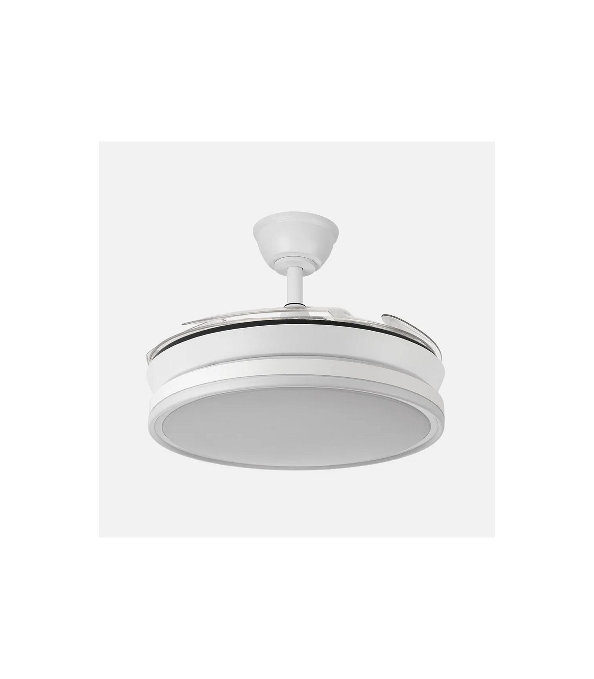 Ventilador de Techo BAYOMO-XS DC 59W 6980Lm 4 Aspas Blanco CCT