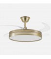 Ventilador Micenas Cuero DC 59W 6980Lm 4 Aspas CCT