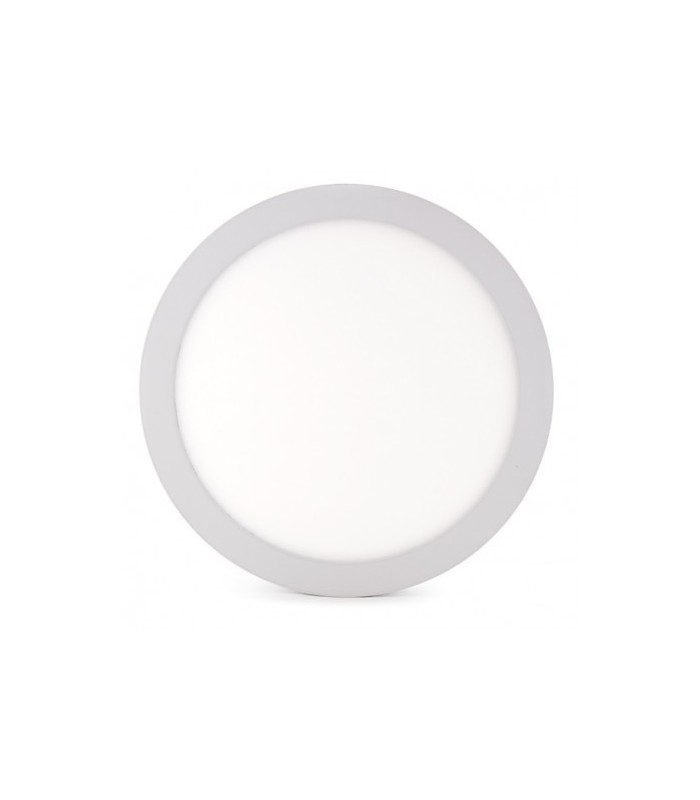Plafón LED superficie 36W 3.373Lm 180º 400mm IP32 Redondo Blanco