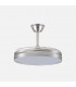 Ventilador Micenas Níquel DC 59W 6980Lm 4 Aspas CCT