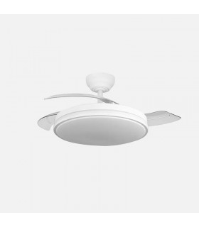 Ventilador de Techo PARLATORE Blanco DC 60W 6980Lm 3 Aspas CCT Control por Voz