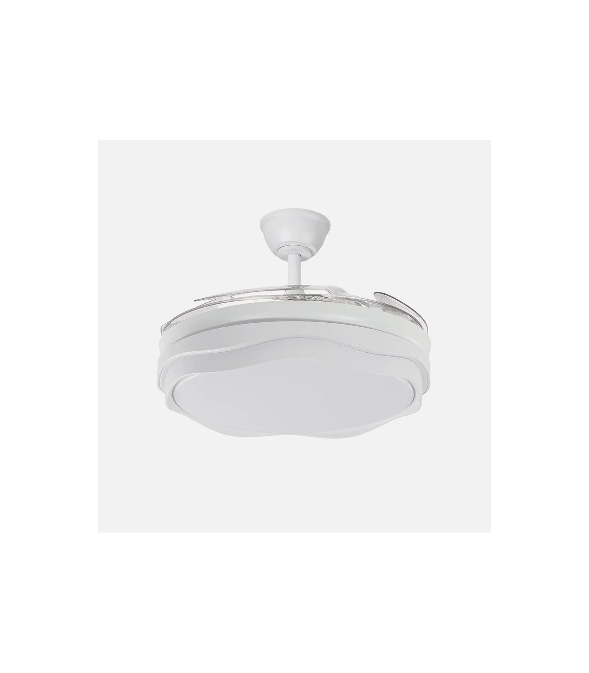 Ventilador de Techo NASIM Blanco DC 59W 6980Lm 4 Aspas CCT