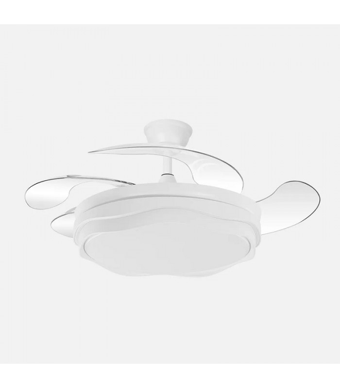 Ventilador de Techo NASIM Blanco DC 59W 6980Lm 4 Aspas CCT