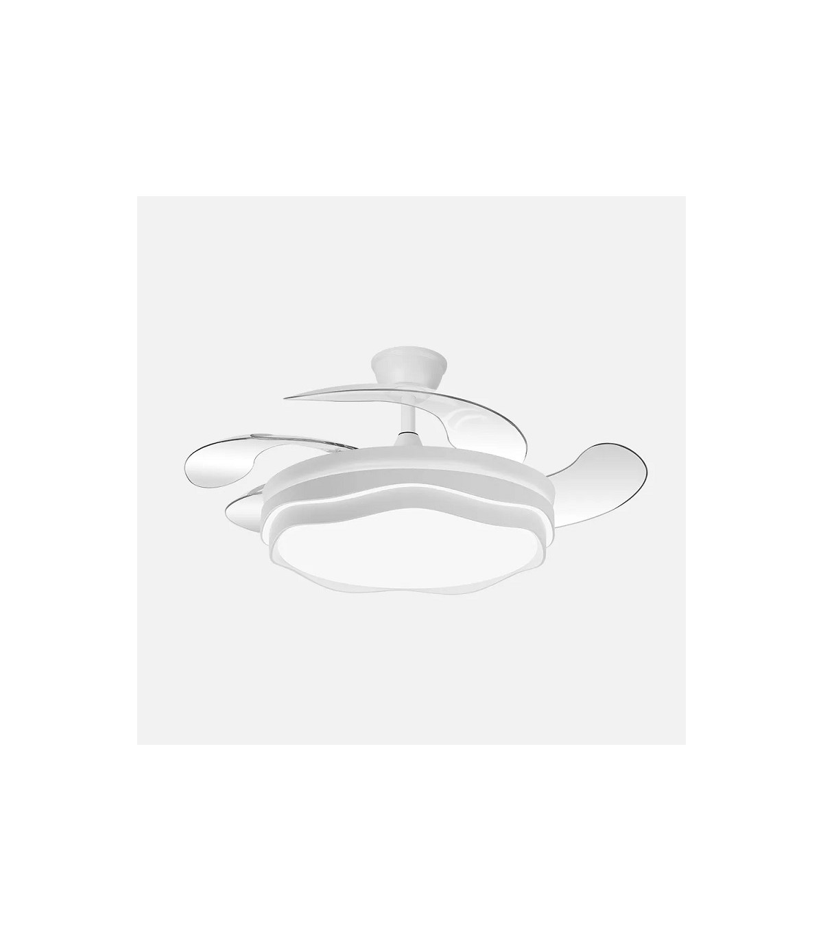 Ventilador de Techo NASIM Blanco DC 59W 6980Lm 4 Aspas CCT