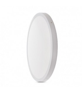 Plafón LED superficie 56W 4.644Lm 180º 600mm IP32 Redondo Blanco