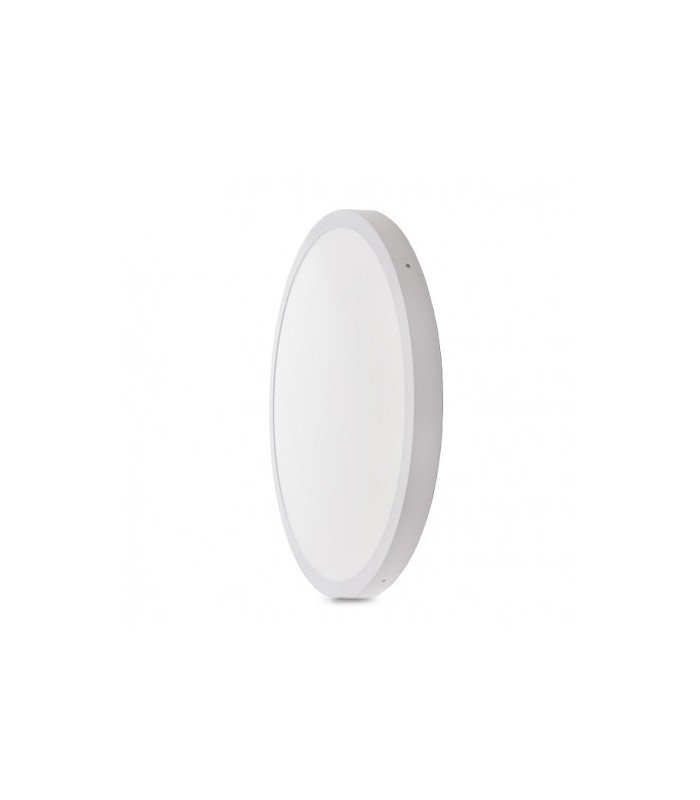 Plafón LED superficie 56W 4.644Lm 180º 600mm IP32 Redondo Blanco