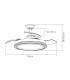 Ventilador Picolo DC 72W 6226Lm 3 Aspas Negro/Oro CCT
