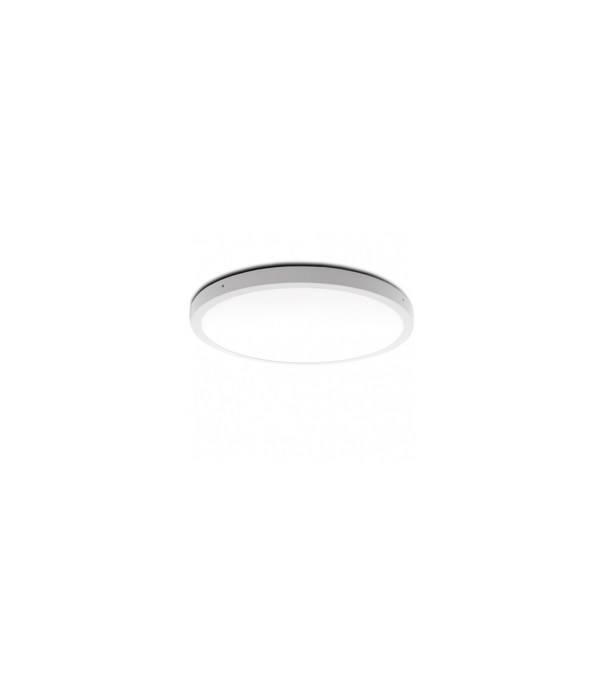 Plafón LED superficie 56W 4.644Lm 180º 600mm IP32 Redondo Blanco