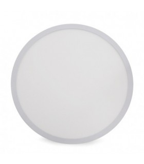 Plafón LED superficie 56W 4.644Lm 180º 600mm IP32 Redondo Blanco