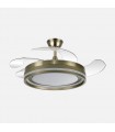 Ventilador Cerrato DC 59W 6980Lm 4 Aspas Cuero CCT