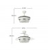 Ventilador de Techo TORNADO-XS DC 3 Aspas 3xE27 Blanco