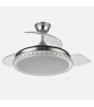 Ventilador BILIKU 59W 6980Lm 3 Aspas Níquel CCT