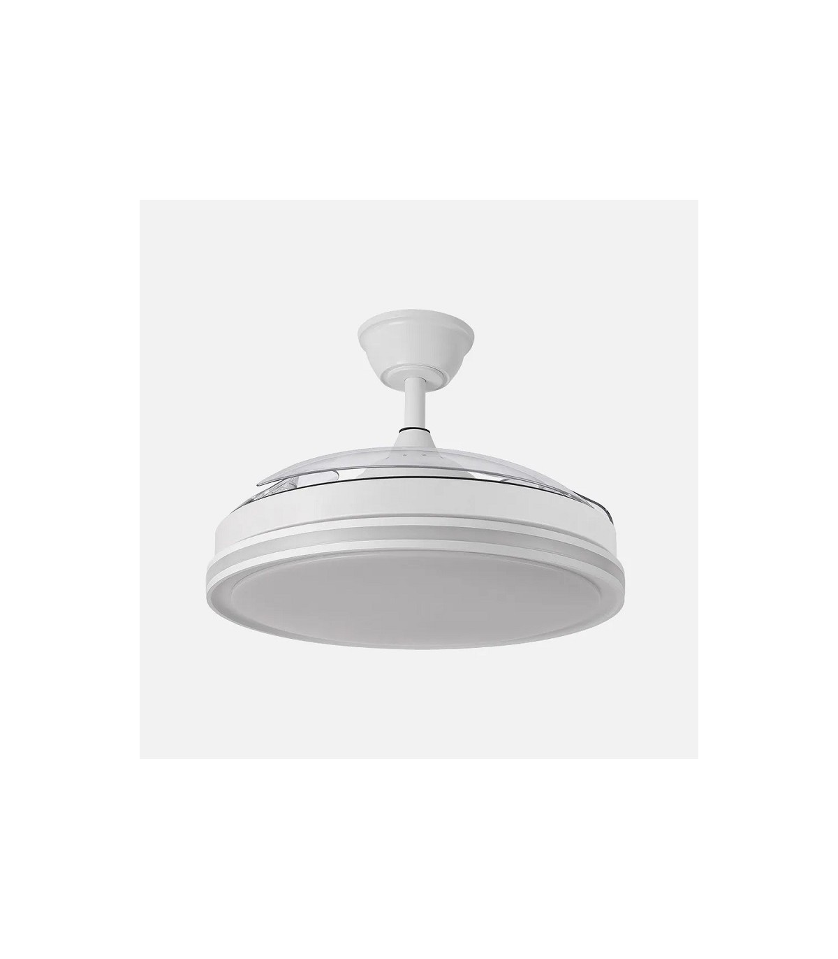 Ventilador de Techo CACIQUE Blanco DC 59+7W 6980Lm 3 Aspas CCT+RGB