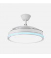 Ventilador de Techo CACIQUE Blanco DC 59+7W 6980Lm 3 Aspas CCT+RGB