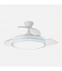 Ventilador de Techo CACIQUE Blanco DC 59+7W 6980Lm 3 Aspas CCT+RGB