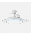 Ventilador de Techo CACIQUE Blanco DC 59+7W 6980Lm 3 Aspas CCT+RGB