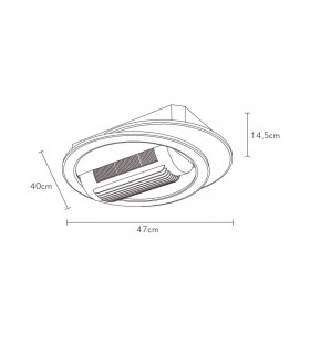 Ventilador de Techo CAMALEON DC 59W 5900Lm Blanco CCT
