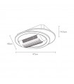 Ventilador de Techo CAMALEON DC 59W 5900Lm Blanco CCT